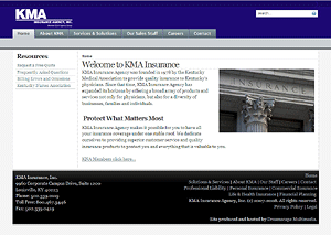 KMA Insurance website